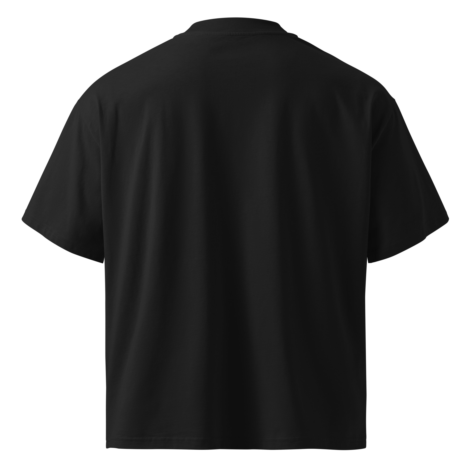 Unisex organic oversized high neck t-shirt - Image 2