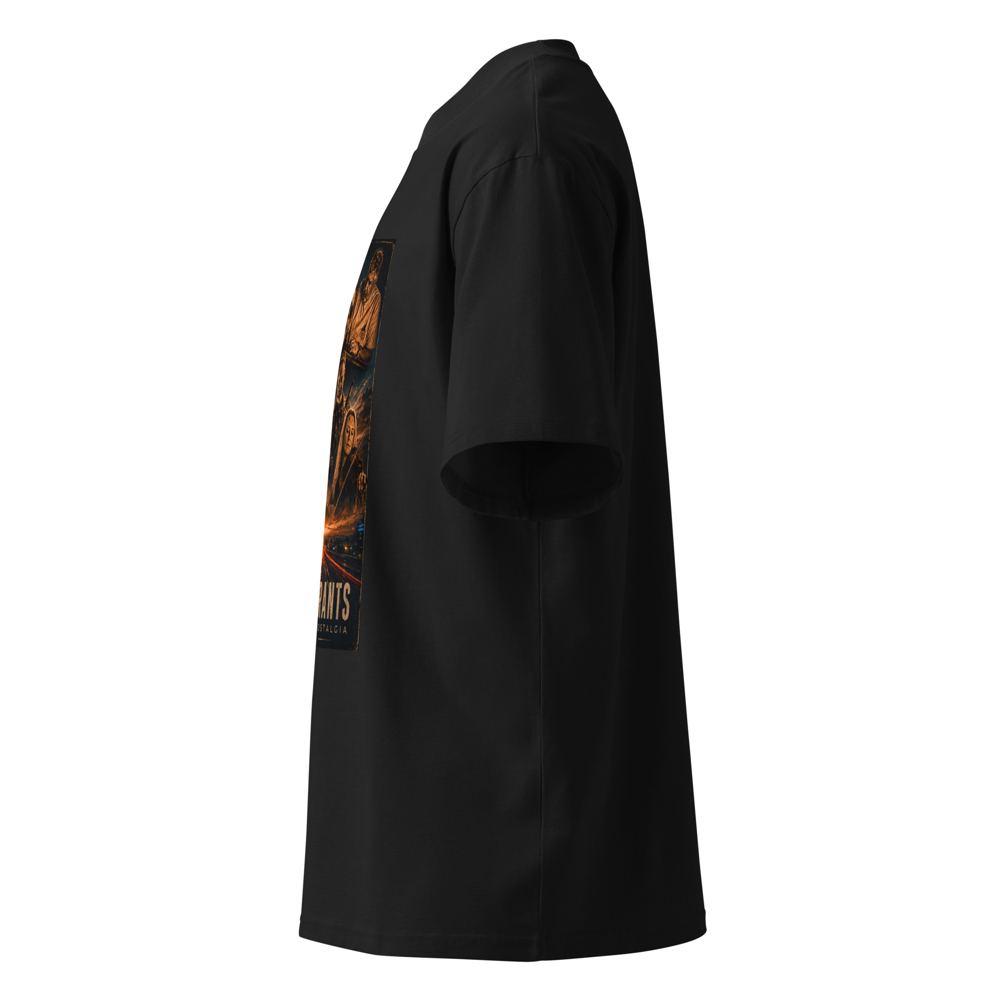 Unisex organic oversized high neck t-shirt - Image 4